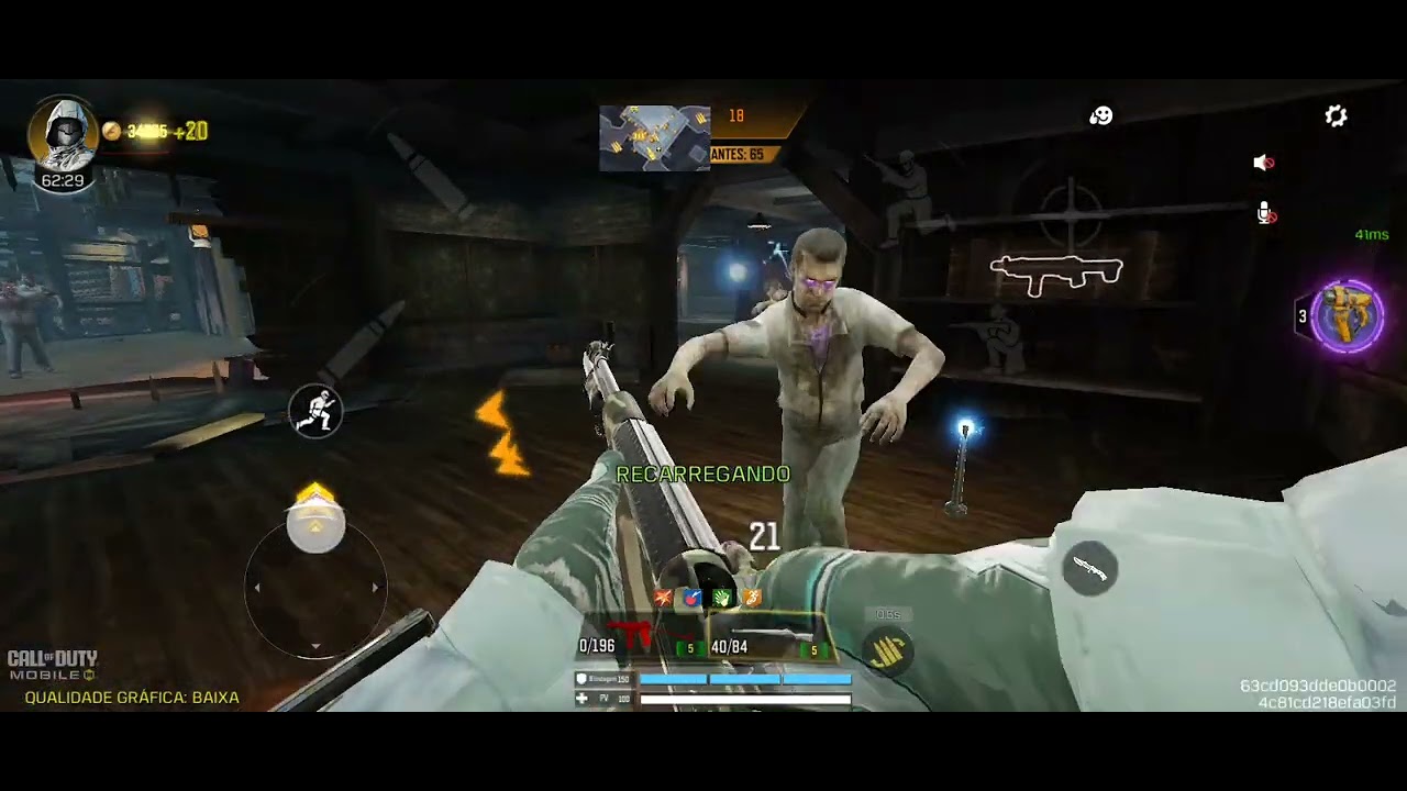 Um pouco de jogatina no modo Zombies do CODmobile #codmobile