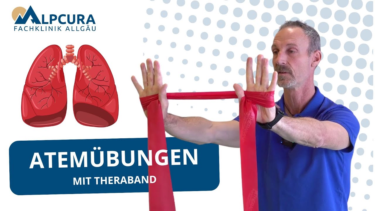 Atemtherapie - 5 Übungen mit Theraband