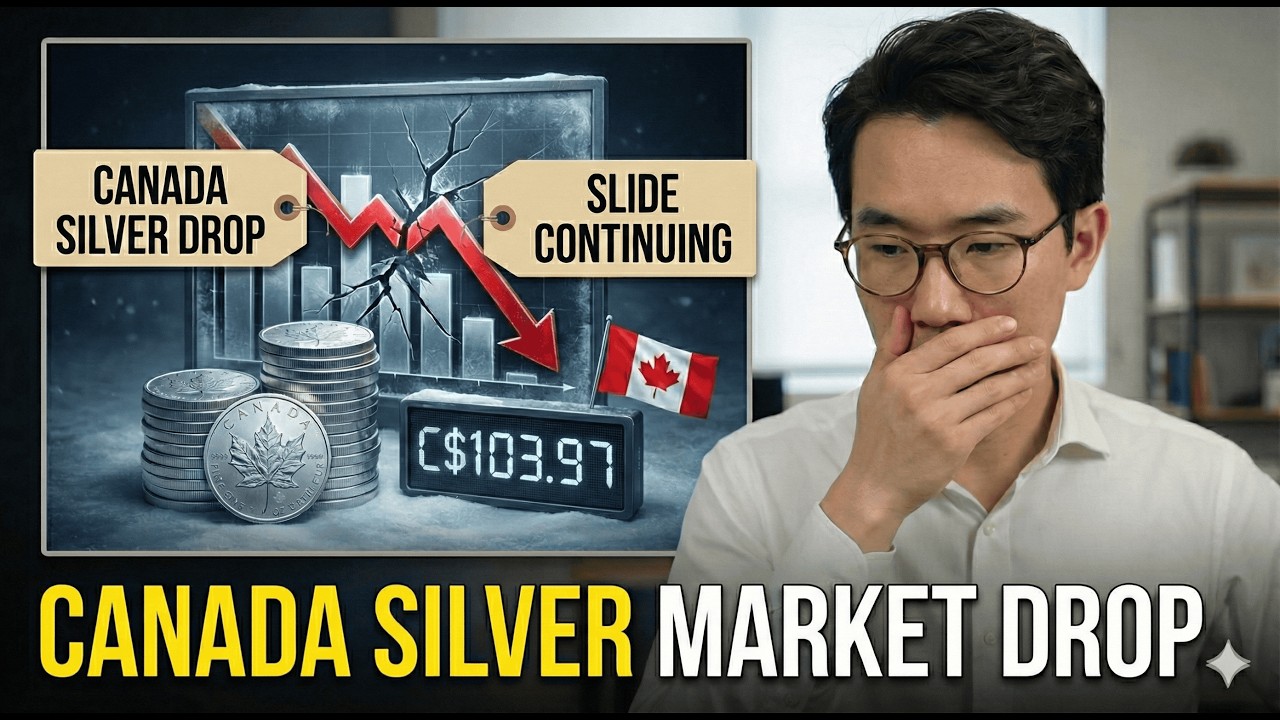 IT'S OVER Rally! Canada Silver DROPS to C$103.97 (-0.21%) – Down from C$104.18 Slide Continuing?