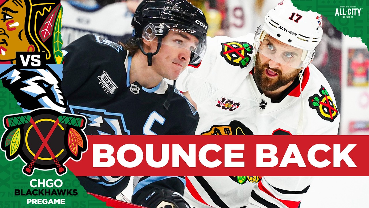 BLACKHAWKS PREGAME: Chicago Faces the Utah Mammoth in Back-to-Back TEST | CHGO Blackhawks