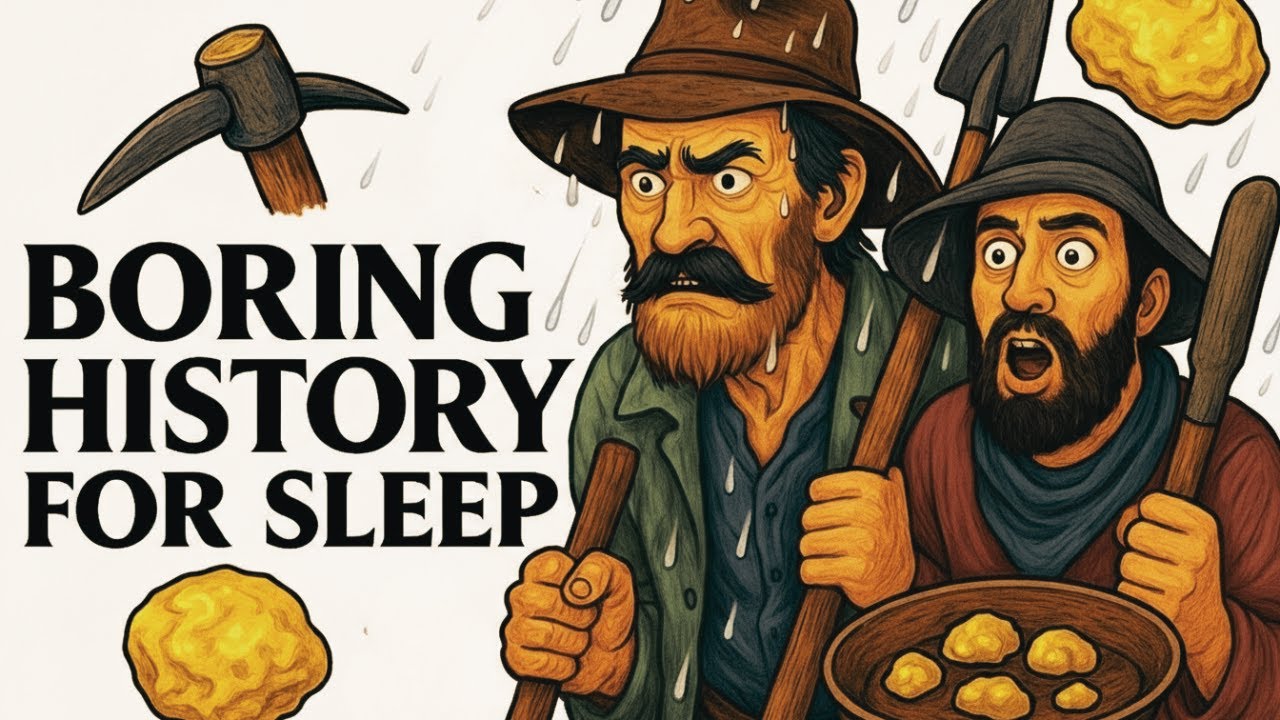 Why it Sucked to Be a Gold Miner in the Wild West | Boring History For Sleep
