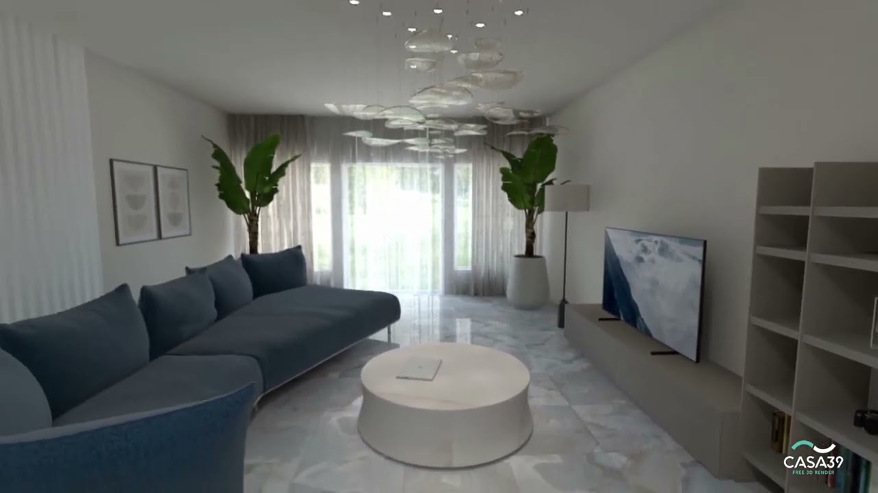 CASA39 Gres porcellanato effetto onice Florim Reves De Rex Bleu 60x60 cm