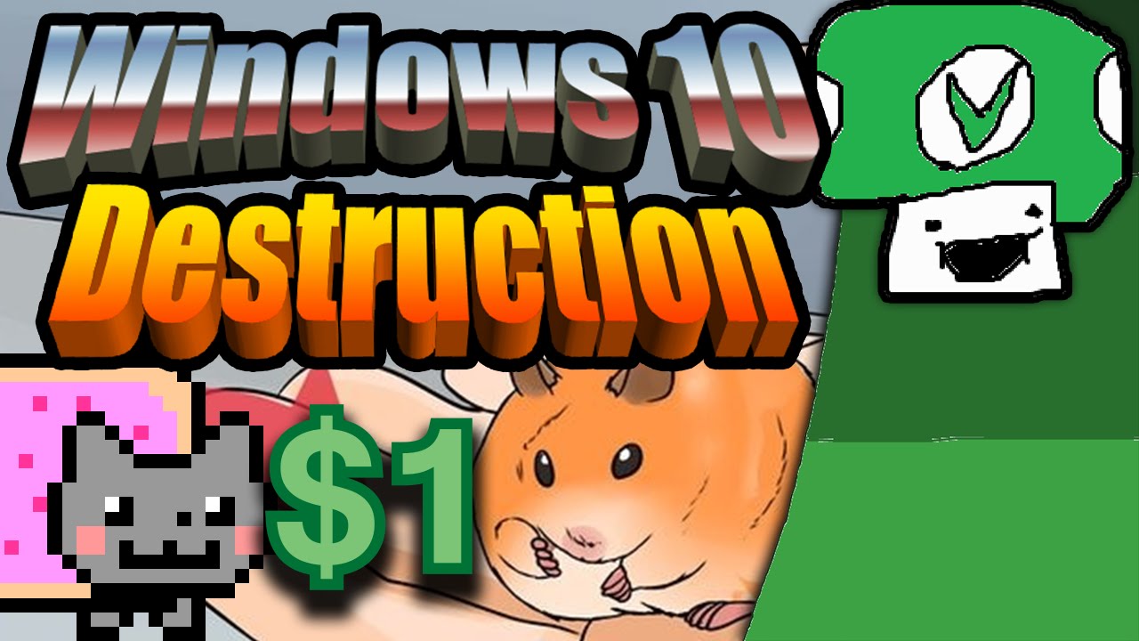 [Vinesauce] Joel - Windows 10 Destruction