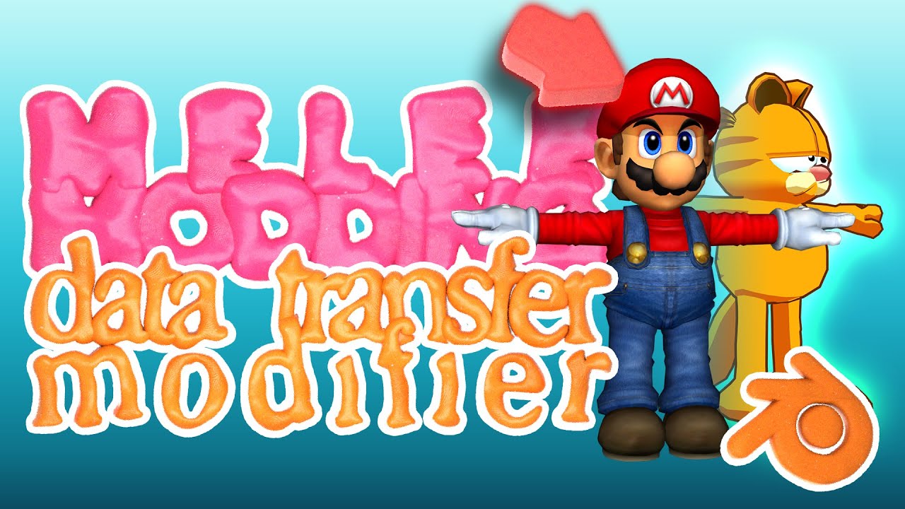 Melee Model Modding:  Data Transfer Modifier → Weight Painting