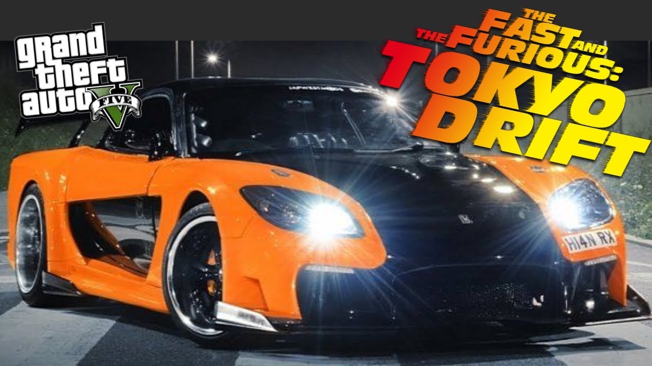 GTA 5 Online Hızlı ve Öfkeli Tokyo Drift Han Mazda RX7 (Banshee 900R)