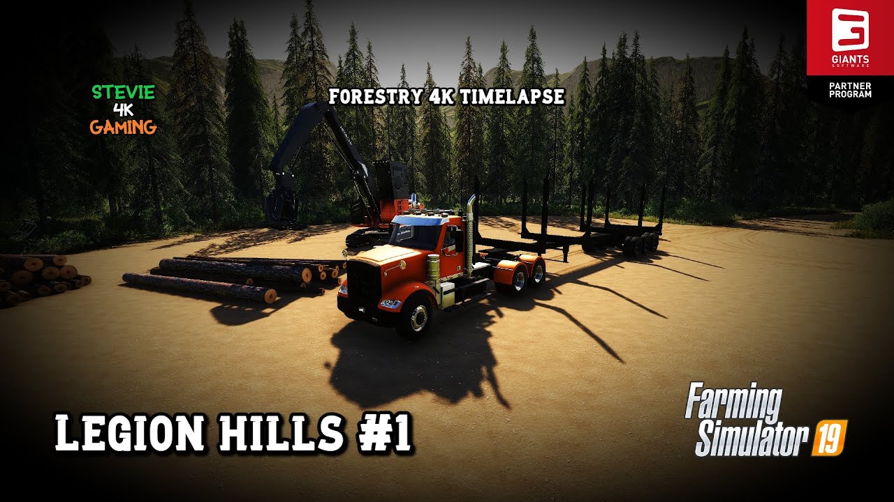 Starting Something New!/Clearing Trees/Legion Hills/#1/ FS19 Forestry 4K Timelapse