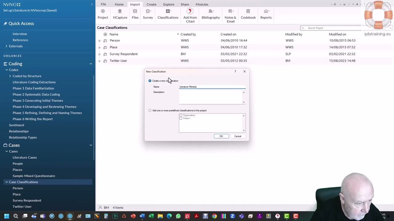 How to Correctly Set up your Literature Review in NVivo