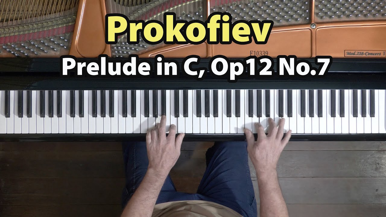 Prokofiev: Prelude in C, Op.12 No.7 - P. Barton, FEURICH grand piano