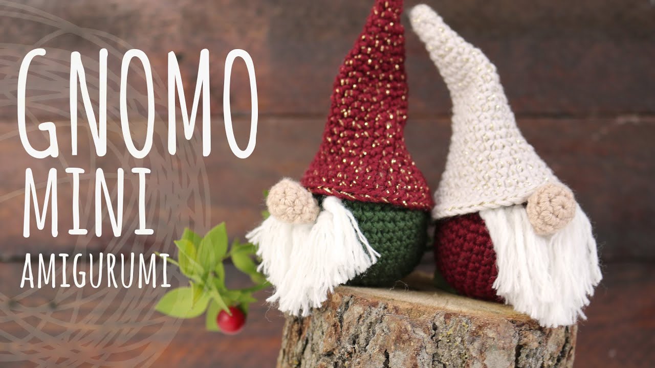 Tutorial Mini Gnomo N&oacute;rdico Navidad Amigurumi | Crochet - Ganchillo | Lanas y Ovillos