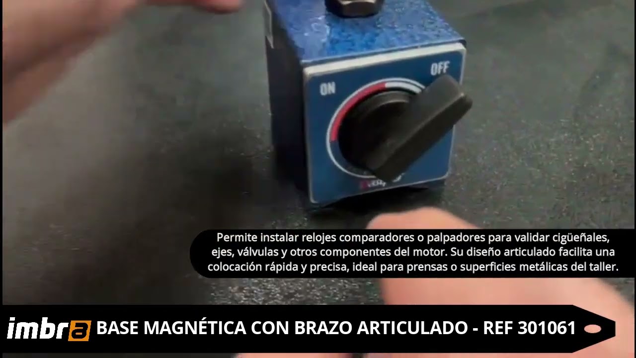 Base Magn&eacute;tica con Brazo Articulado Ref. 301061 | Precisi&oacute;n y Estabilidad para Profesionales