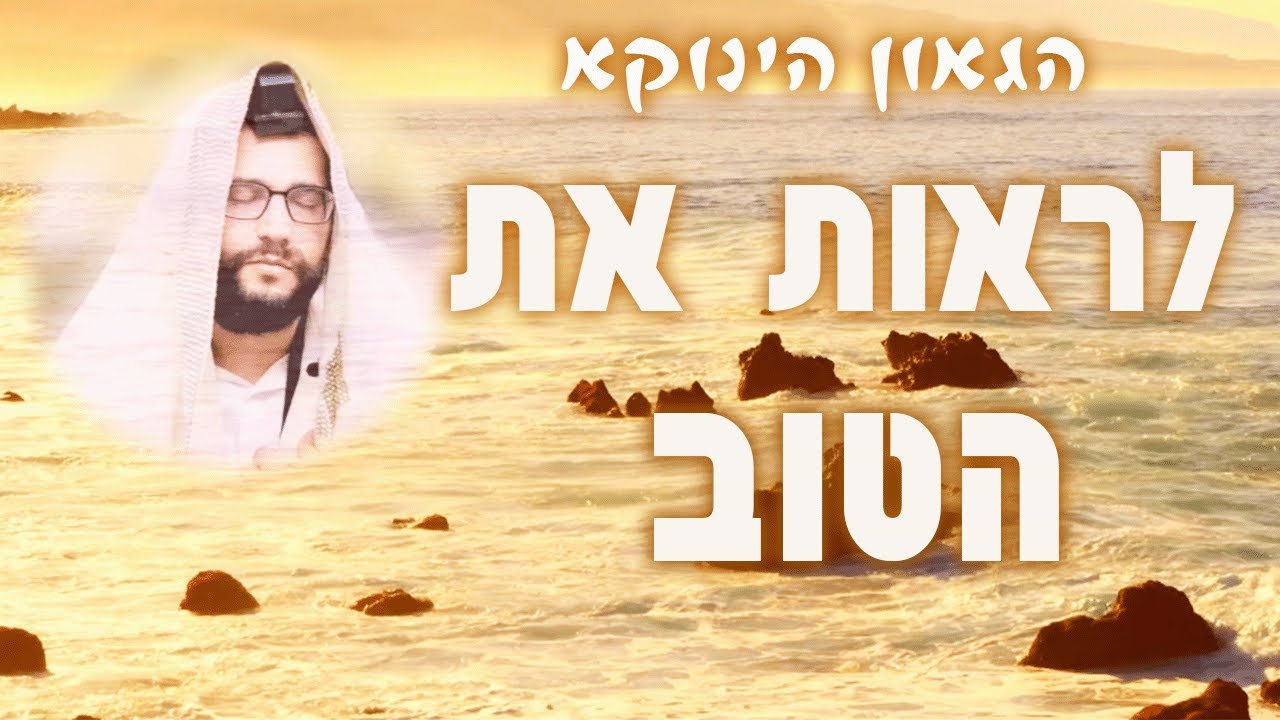 הגאון הינוקא - לראות את הטוב - לשמוע עד הסוף!!!
