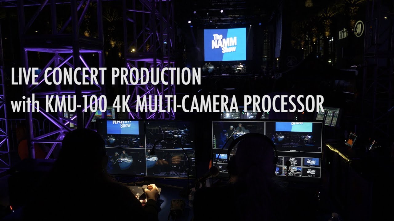 Datavideo KMU-100 & JVC GY-LS300 @ 2019 NAMM Show | 4K Video Processor