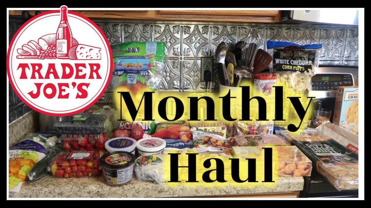 Monthly Trader Joe's Haul for the month of March WITH PRICES!