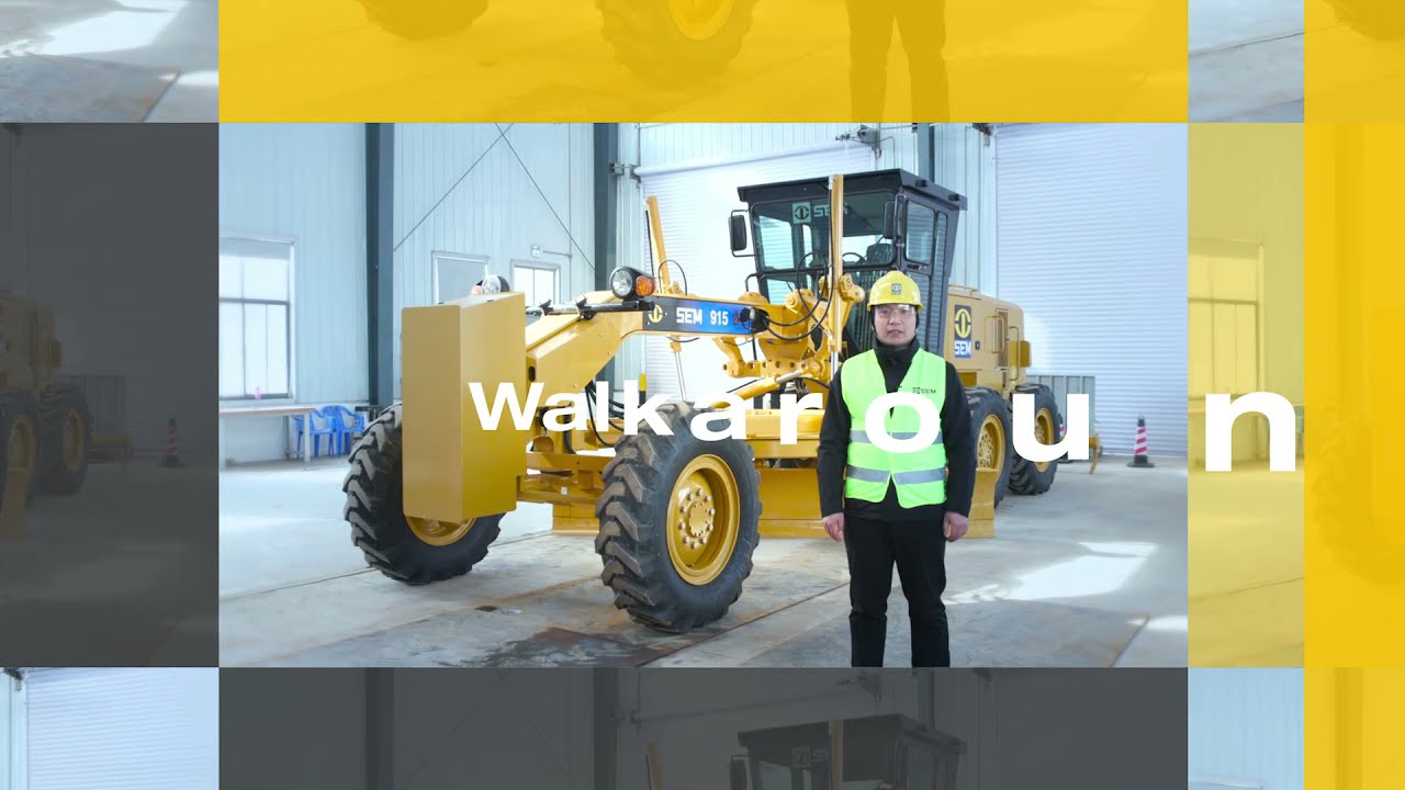 SEM915 & SEM917 Motor Grader Walkaround Trailer