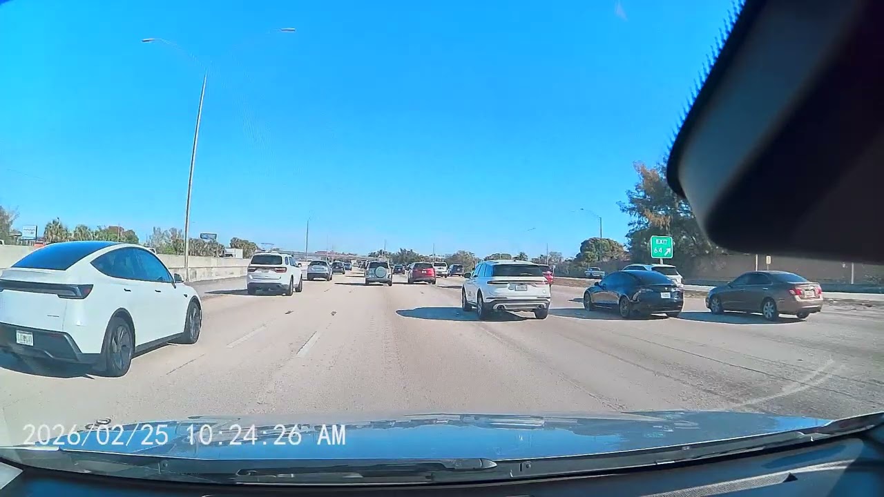 Dashcam Captures the Most UNHINGED Highway Moment of the Year