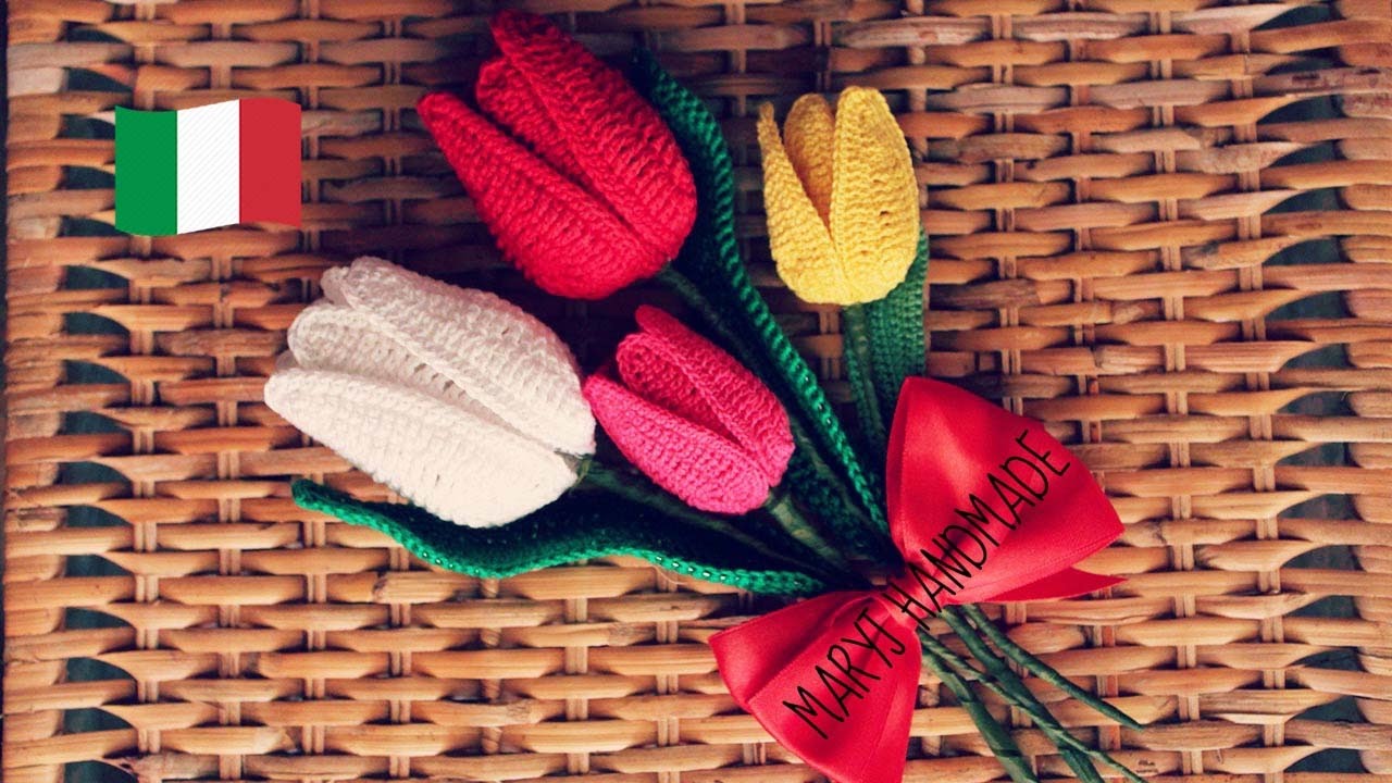 Tulipano all'uncinetto | MARYJ HANDMADE