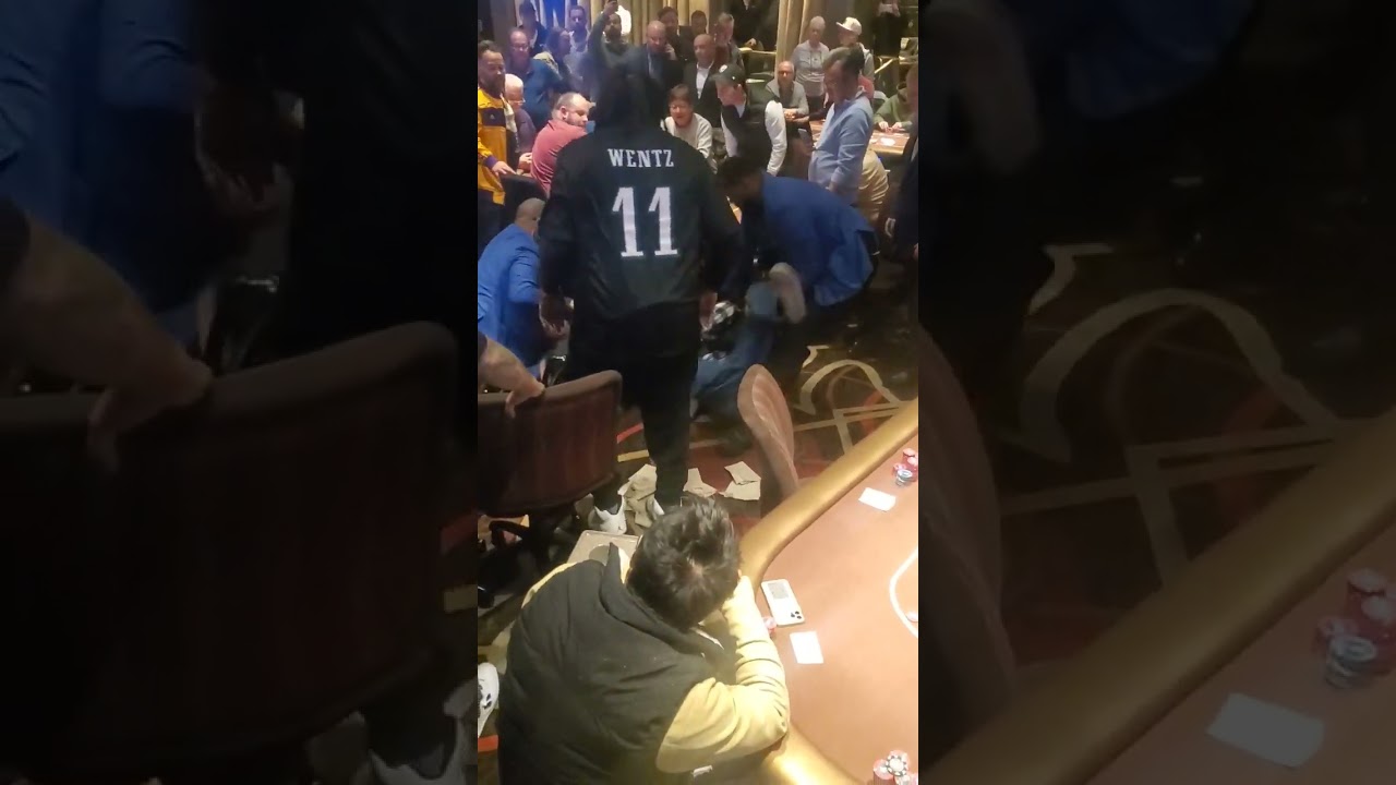 Fight at the Aria Poker room las vegas 👊