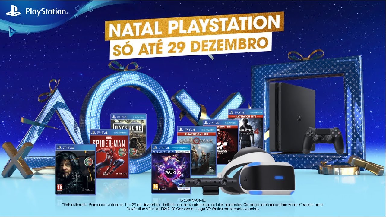 Natal PlayStation | Poupa na PS4, no PS VR e em grandes jogos, s&oacute; at&eacute; 29 de dezembro! | PS4