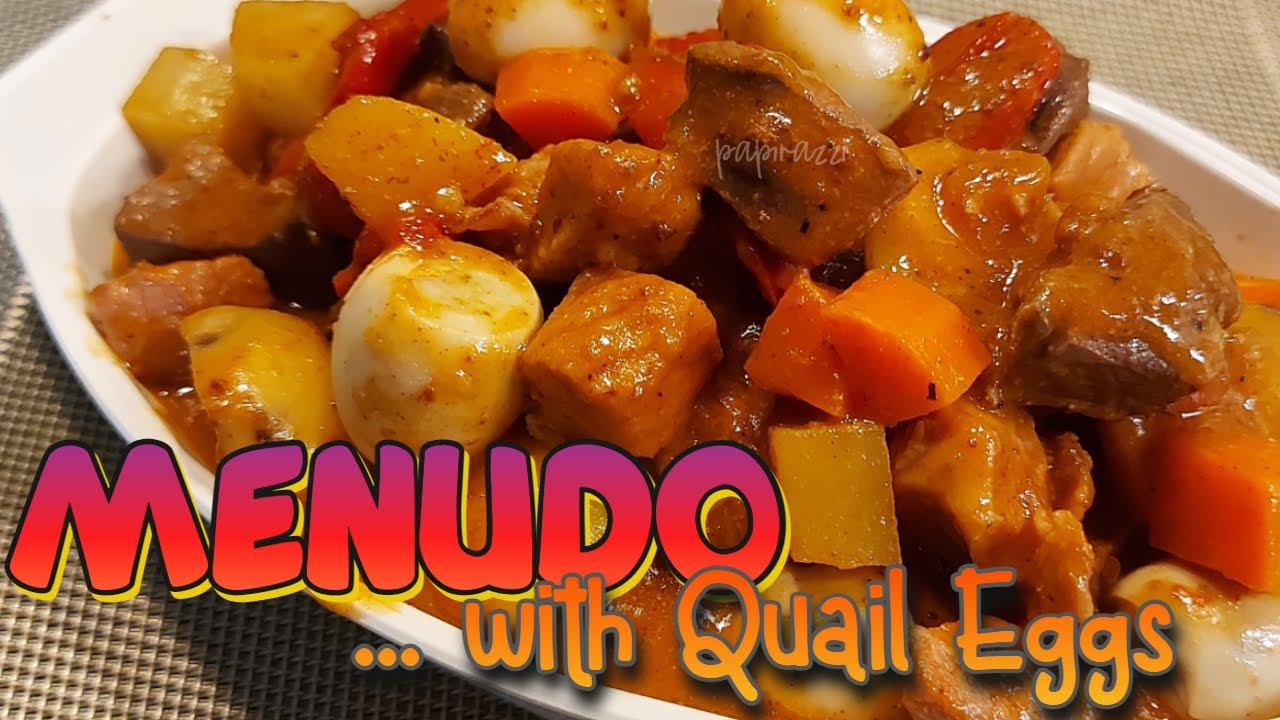 Menudo | Menudo with Quail Eggs | Sauce pa lang, ulam na!