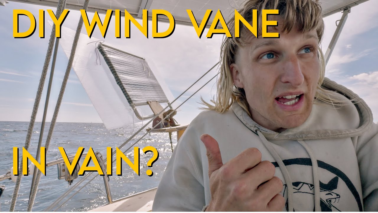 I Built a 50$ DIY Wind Vane for my Sailboat. Update!