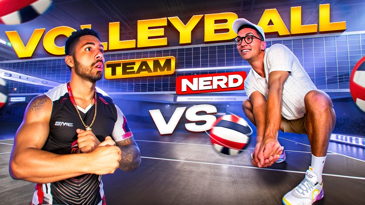Nerd VS Volleyball Team. Epic Volleyball Prank