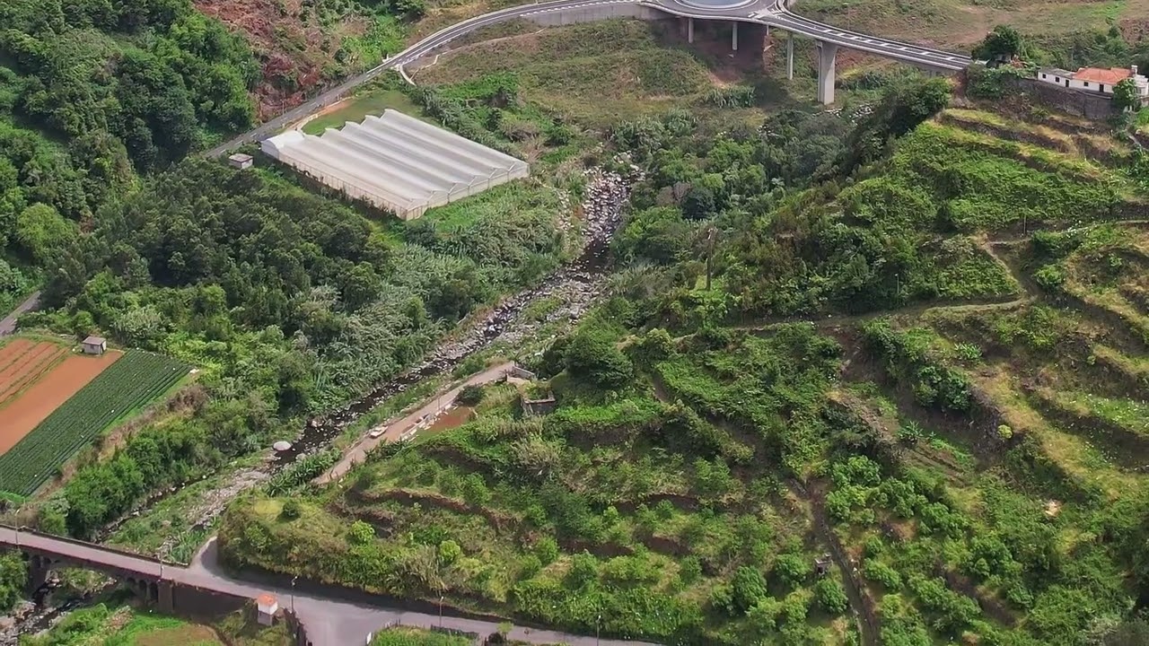 Pemandangan Alam Jalan Indonesia Pengambilan Melalui Drone (Bagian 2)