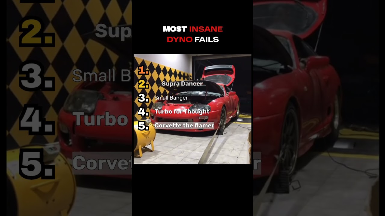 Most Insane Dyno Fails #turbo #automobile #carranking