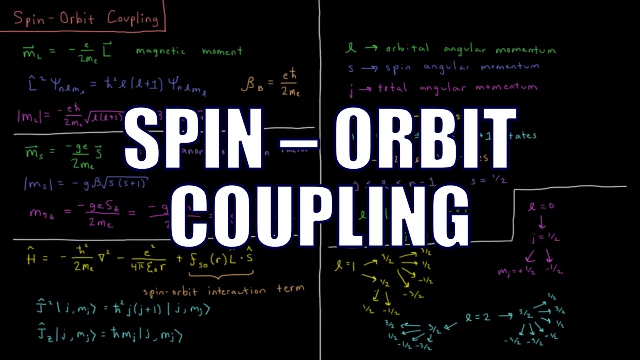 Quantum Chemistry 7.12 - Spin-Orbit Coupling