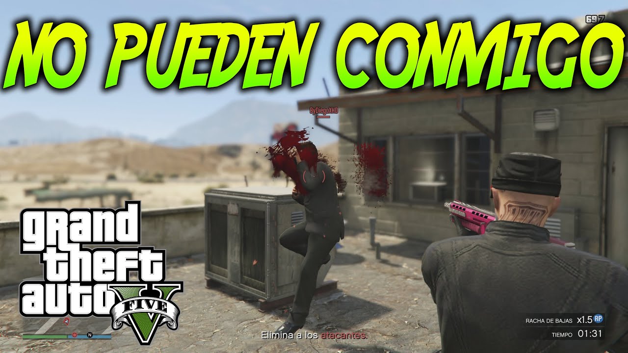 GTA V - NO PUEDEN CONMIGO !! Mentalidad De Asedio | MrWikky92