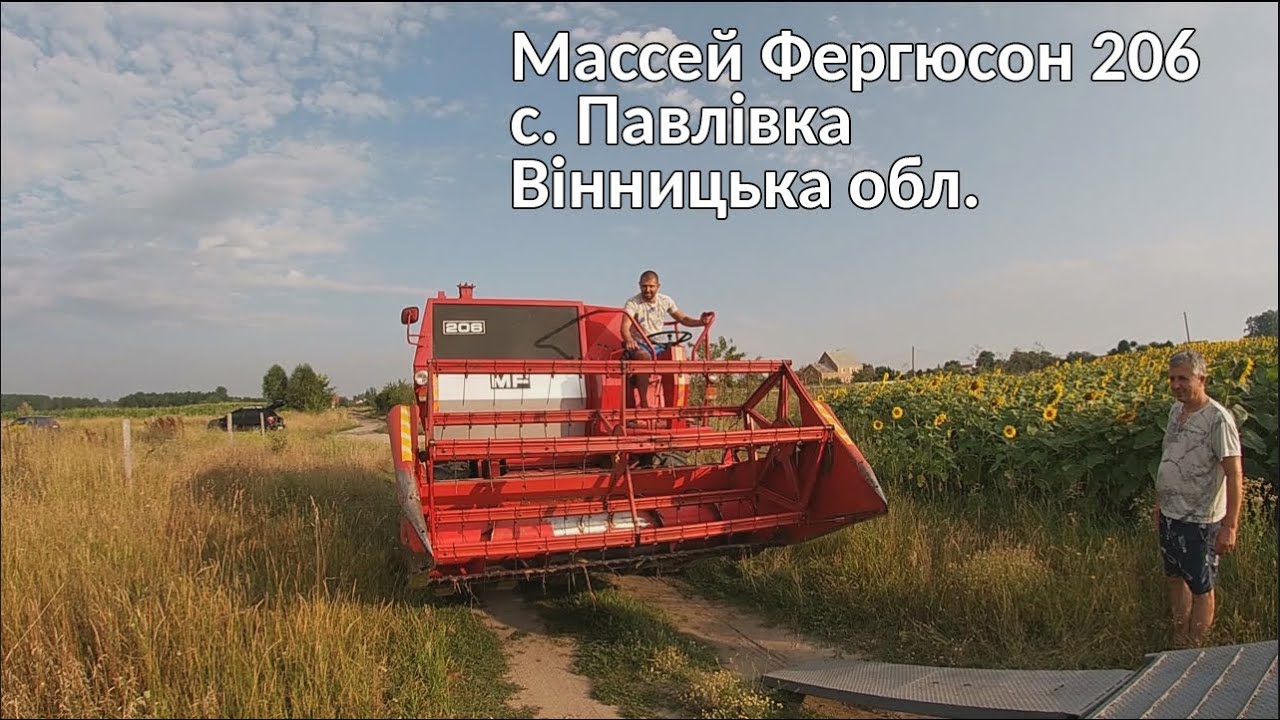Массей Фергюсон 206 в с. Павлівка Вінницької обл. | Massey Ferguson 206