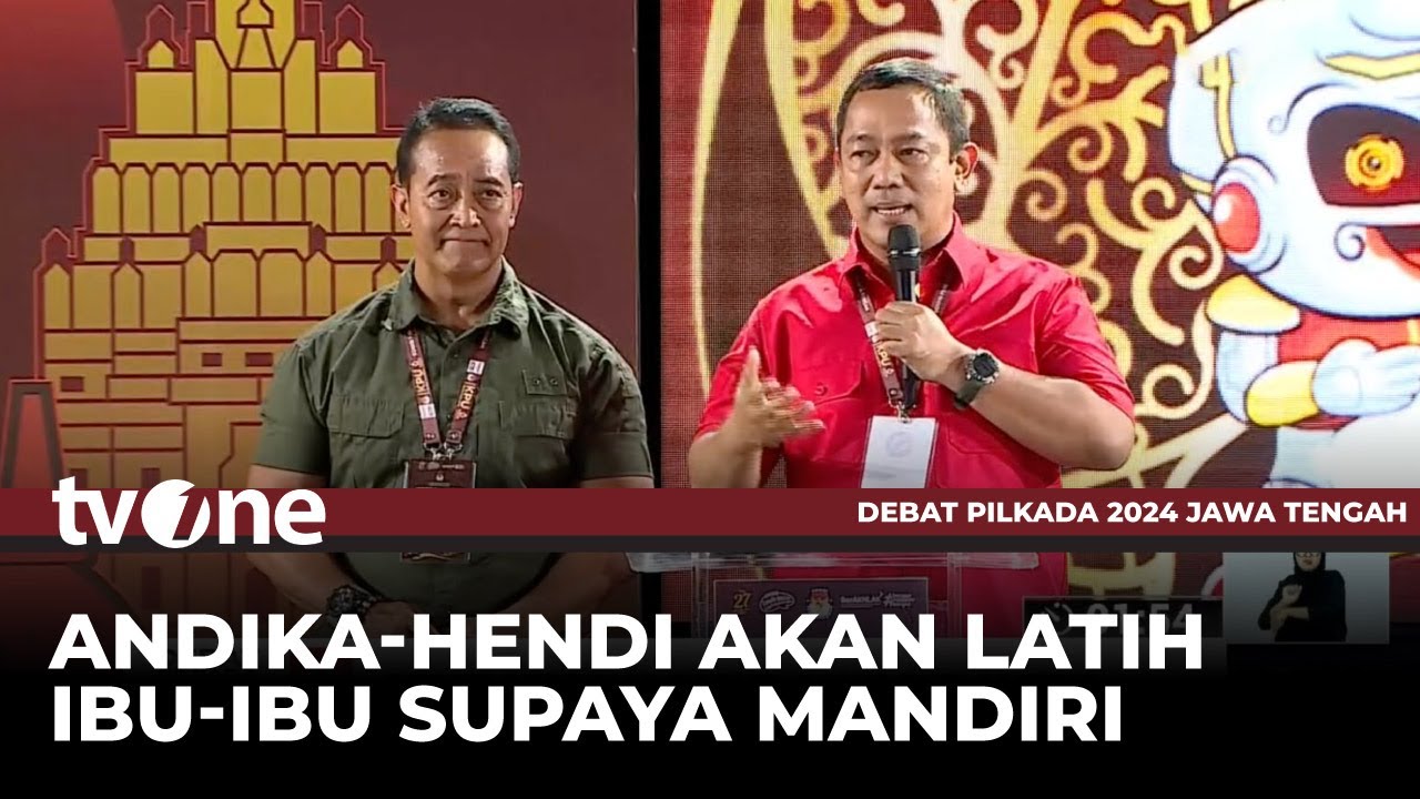 Andika Perkasa-Hendrar Prihadi Pamer Pengalaman di Debat Perdana Jateng | Debat Pilkada tvOne