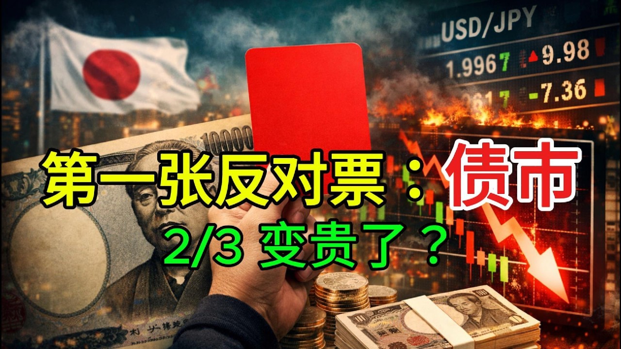 股市在欢呼，债市却在敲桌子：日本2/3后的第一张反对票来自市场