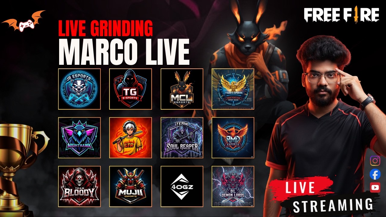 🔥 Full Map SQUAD Esports Tournament – Live! | Free Fire Battleground Action #freefirelive