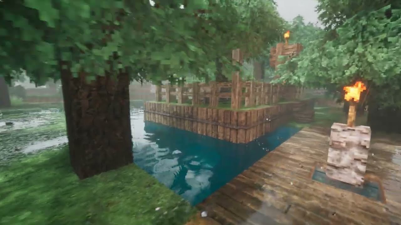 Minecraft (Shader Nostalgia v5 + Patrix ressource pack 32)