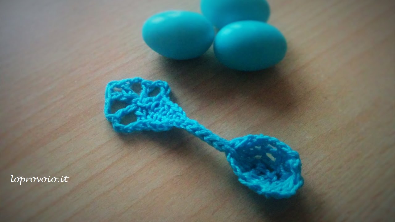 Cucchiaino all'uncinetto - Crochet little spoon