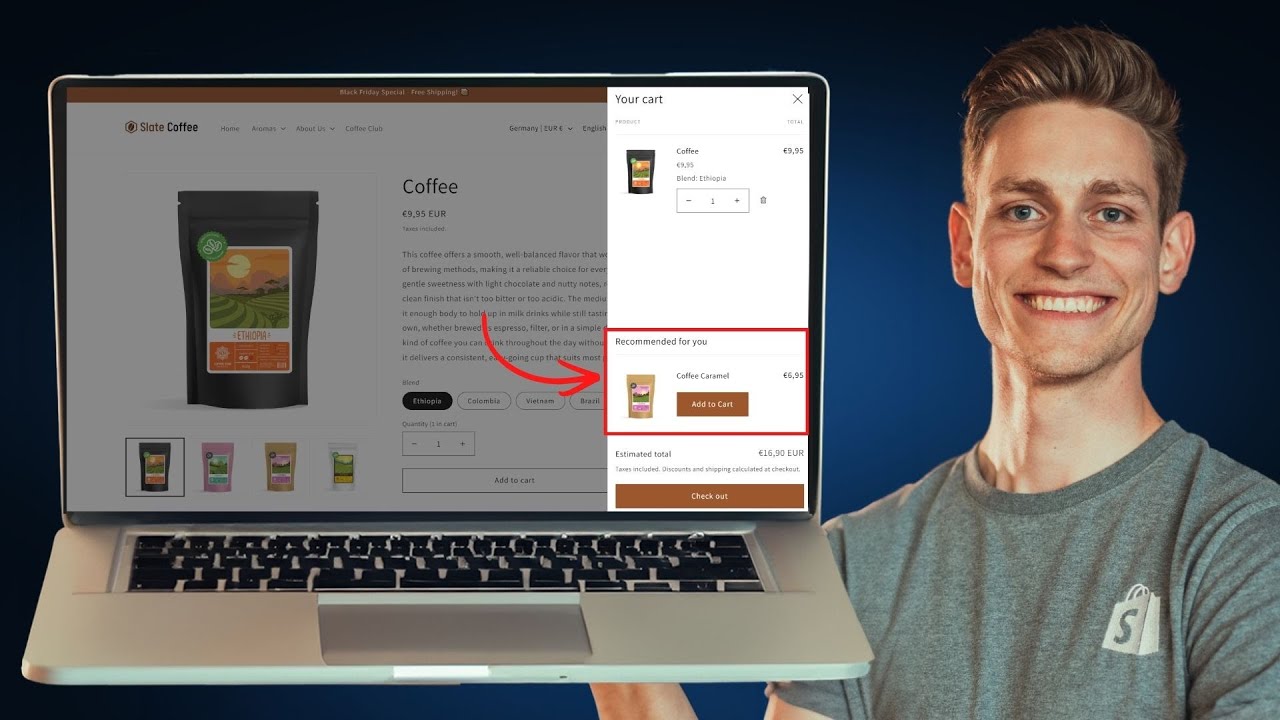 How to Add a Cart Upsell in Shopify Without Apps