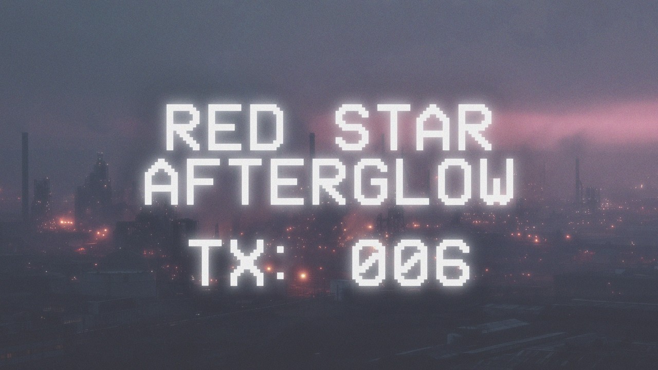 Red Star Afterglow - Transmission 006 | Deep Focus Background Mix (Dark Sovietwave Ambient)