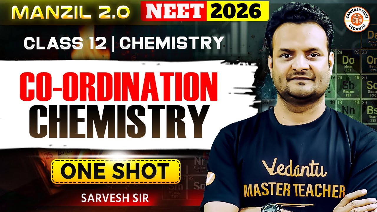 Co-Ordination Chemistry | NEET 2026 | Class 12 | Chemistry | Sarvesh Sir