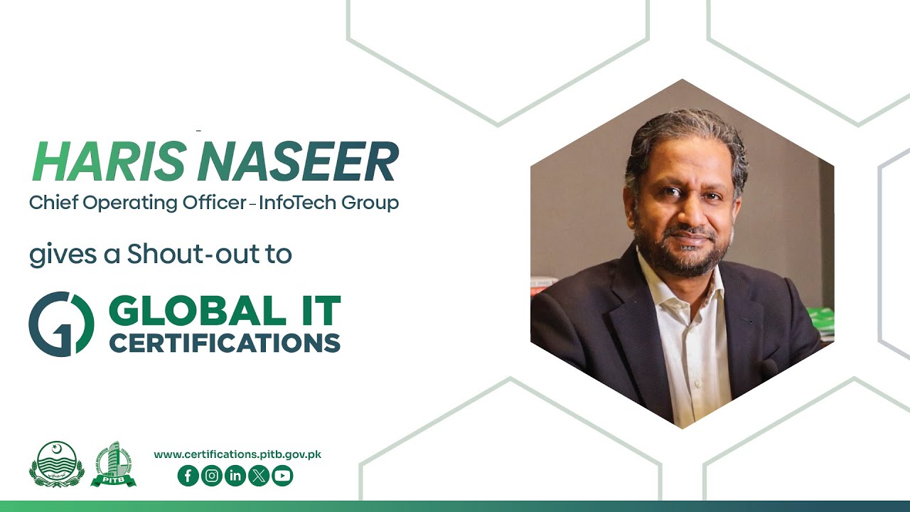 Haris Naseer from InfoTech Talks about Global IT Certifications