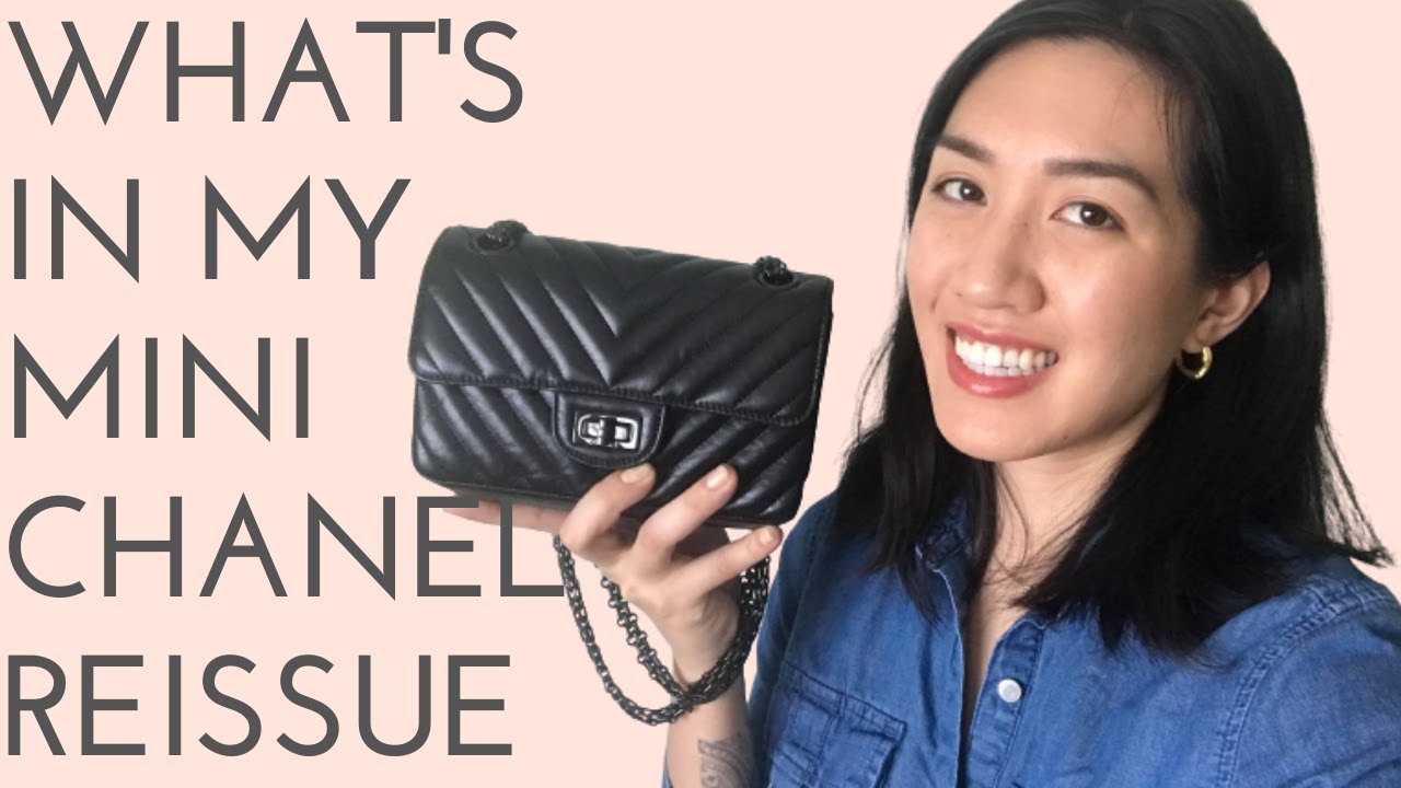Mini Chanel Reissue | What Fits Inside + Wear & Tear