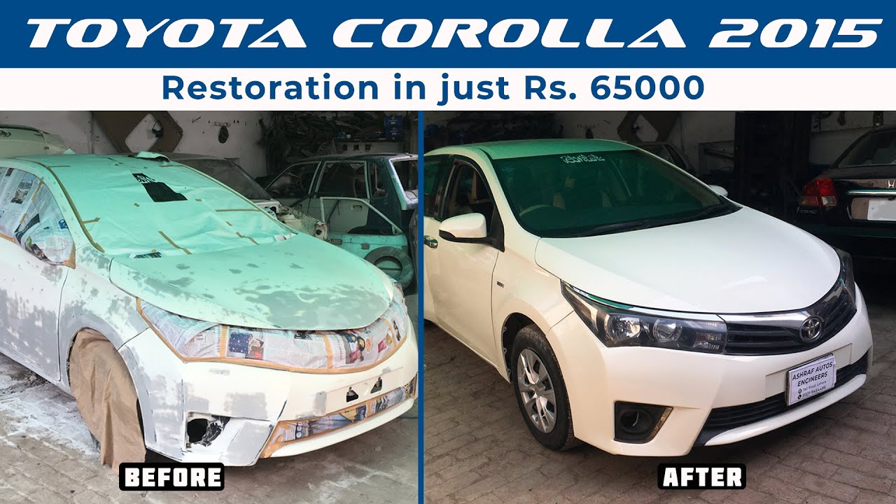 Toyota Corolla 2015 Restoration in Low Budget