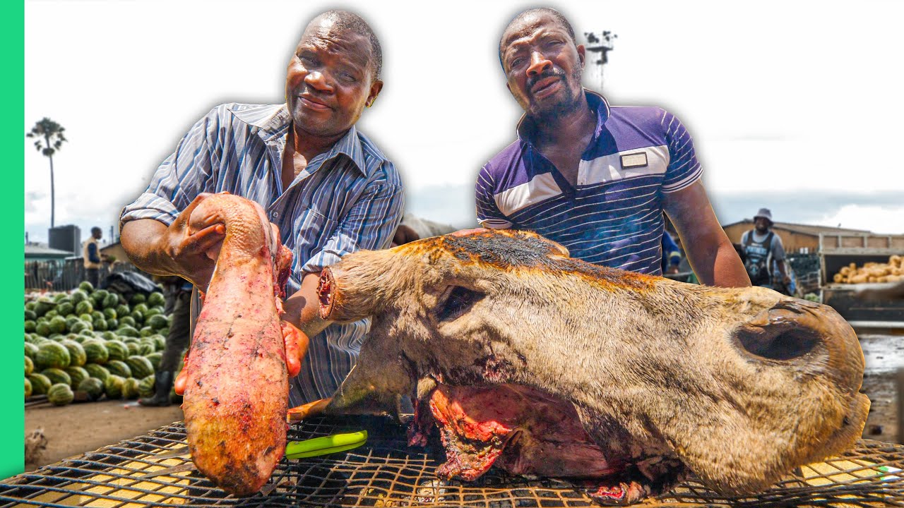 ILLEGAL Street Food in Africa&rsquo;s Busiest Market!! (We ate it anyways)