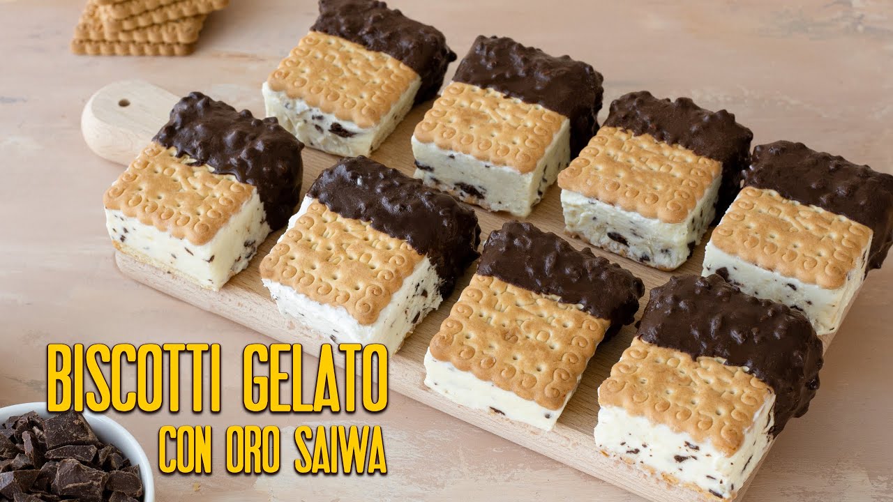 МОРОЖЕНОЕ ПЕЧЕНЬЕ С ORO SAIWA Легкий рецепт - Домашнее приготовление от Benedetta