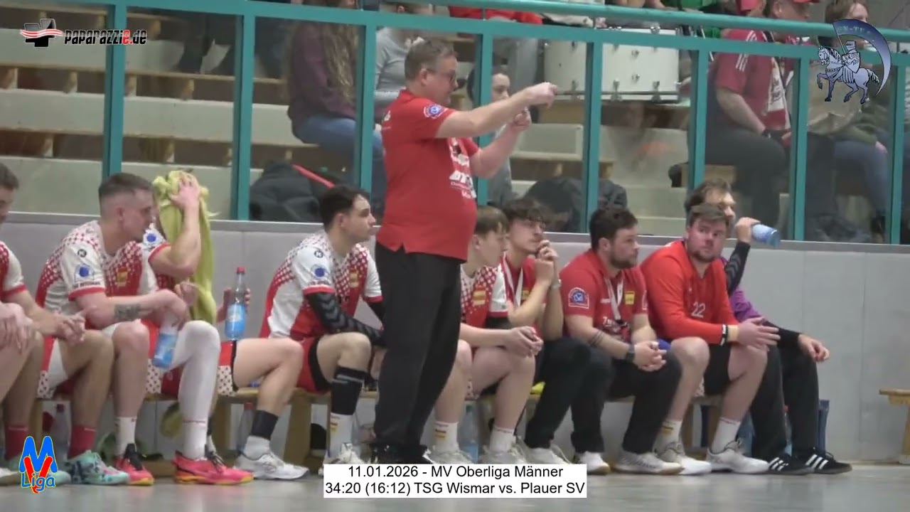 34:20 (16:12) TSG Wismar vs. Plauer SV - 11.01.2026