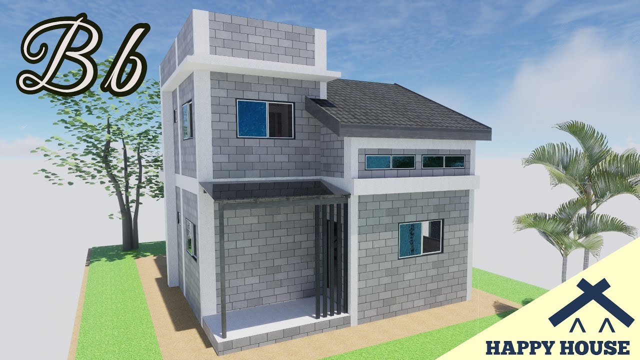 9x7m Simple House Design | D5 Render Animation