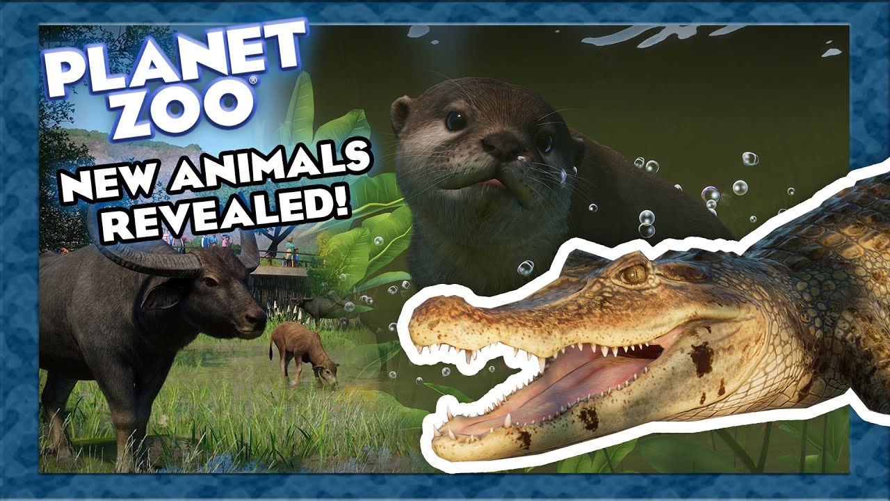 Spectacled Caiman, Asian Small Clawed Otter & Wild Buffalo Reveal! - Planet Zoo News