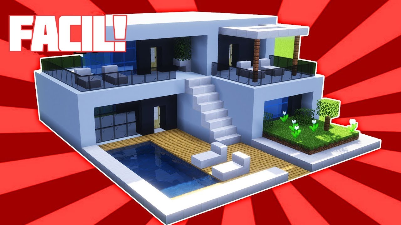 ✔ Как построить СОВРЕМЕННЫЙ ДОМ в Minecraft для выживания