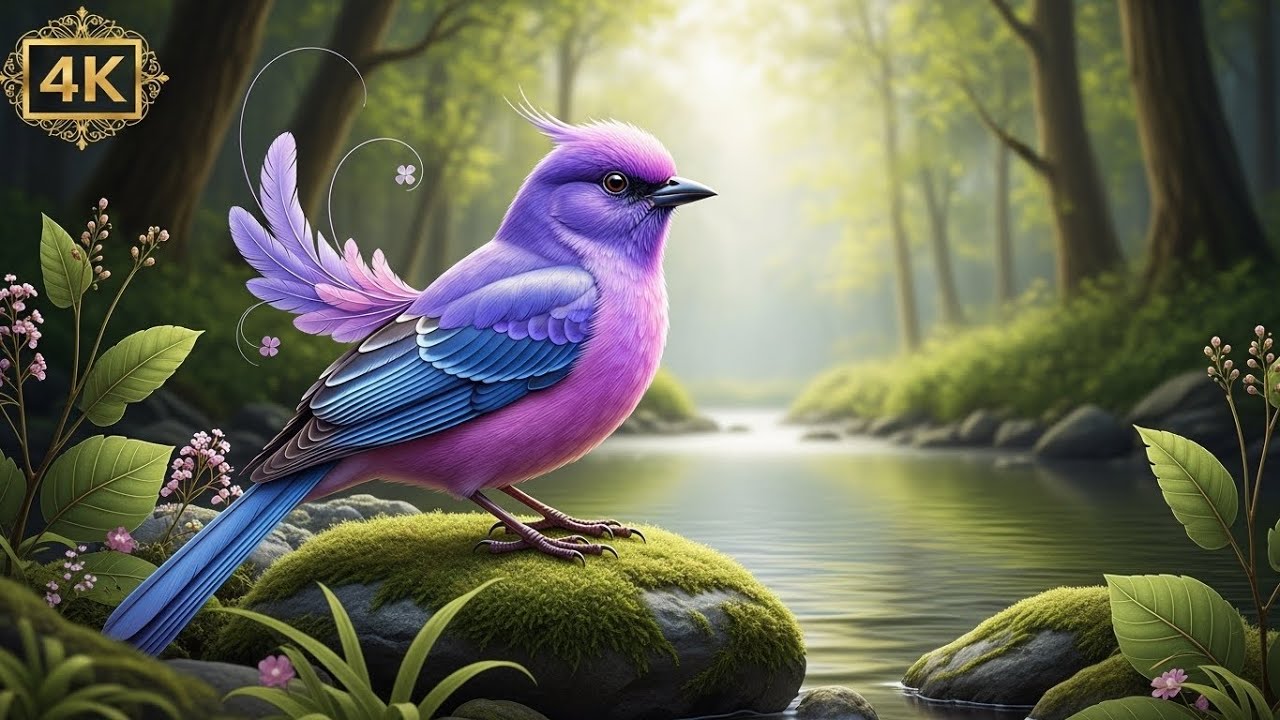 Deep Sleep Piano with Forest Rain and Gentle Birds for Stress Relief and Inner Peace