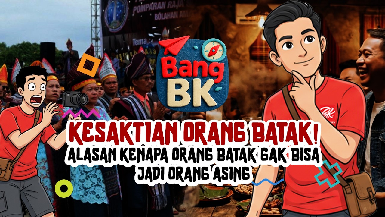 BANG BK | SAKTI! INI ALASAN KENAPA ORANG BATAK GAK BISA JADI ORANG ASING DI PERANTAUAN