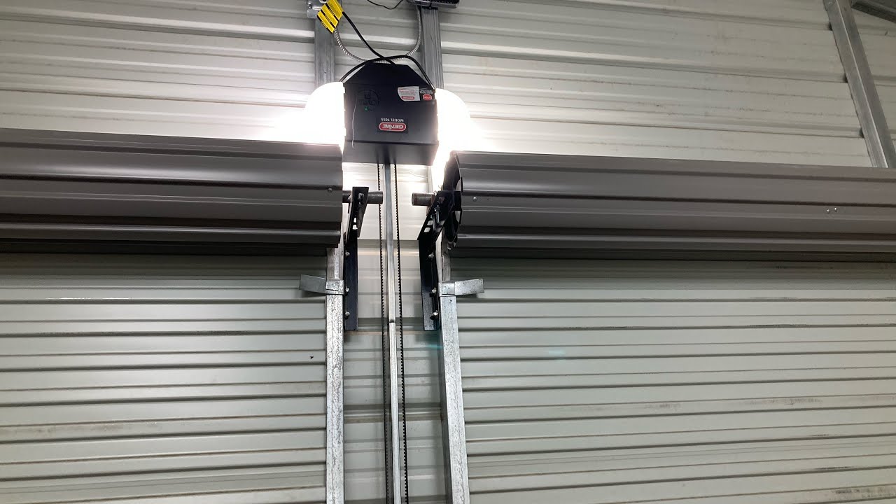 Roll up garage door opener - standard style hack/DIY